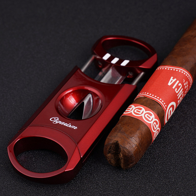 CIGARISM V-oblikovane škarice za cigare, metal, sjajna površina, proizvedeno u Kini, prilagodljive