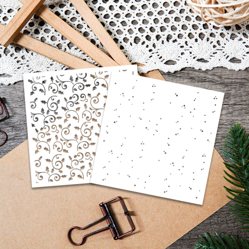 Šablona za slikanje za ukrašavanje torbe, šuplja šablona od smole, graviranje, moderan jednostavan stil