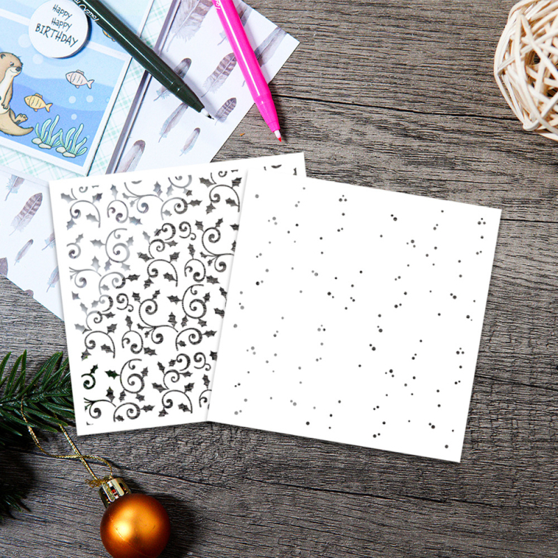 Šablona za slikanje za ukrašavanje torbe, šuplja šablona od smole, graviranje, moderan jednostavan stil