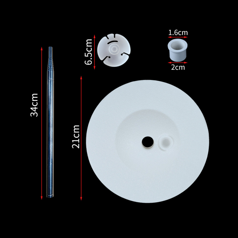 Stalak za balon kolonu od nehrđajućeg čelika s teleskopskom šipkom, regulirani držač, plastični držač za zdjele, baza za napunjavanje vodom, za vanjske sportske događaje