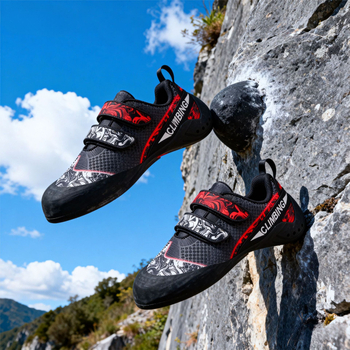 Παπούτσια αναρρίχησης για εσωτερικό μπολντερινγκ, unisex, κλείσιμο Velcro, ελαφριά, χαμηλό πάνω μέρος, αντιολισθητική σόλα από καουτσούκ