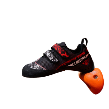 Παπούτσια αναρρίχησης για εσωτερικό μπολντερινγκ, unisex, κλείσιμο Velcro, ελαφριά, χαμηλό πάνω μέρος, αντιολισθητική σόλα από καουτσούκ