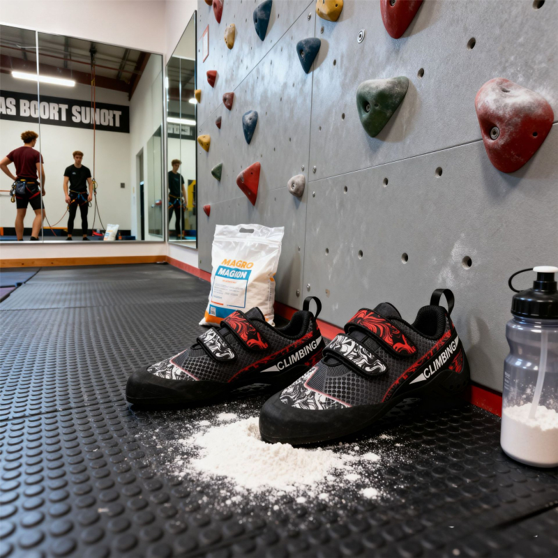 Παπούτσια αναρρίχησης για εσωτερικό μπολντερινγκ, unisex, κλείσιμο Velcro, ελαφριά, χαμηλό πάνω μέρος, αντιολισθητική σόλα από καουτσούκ