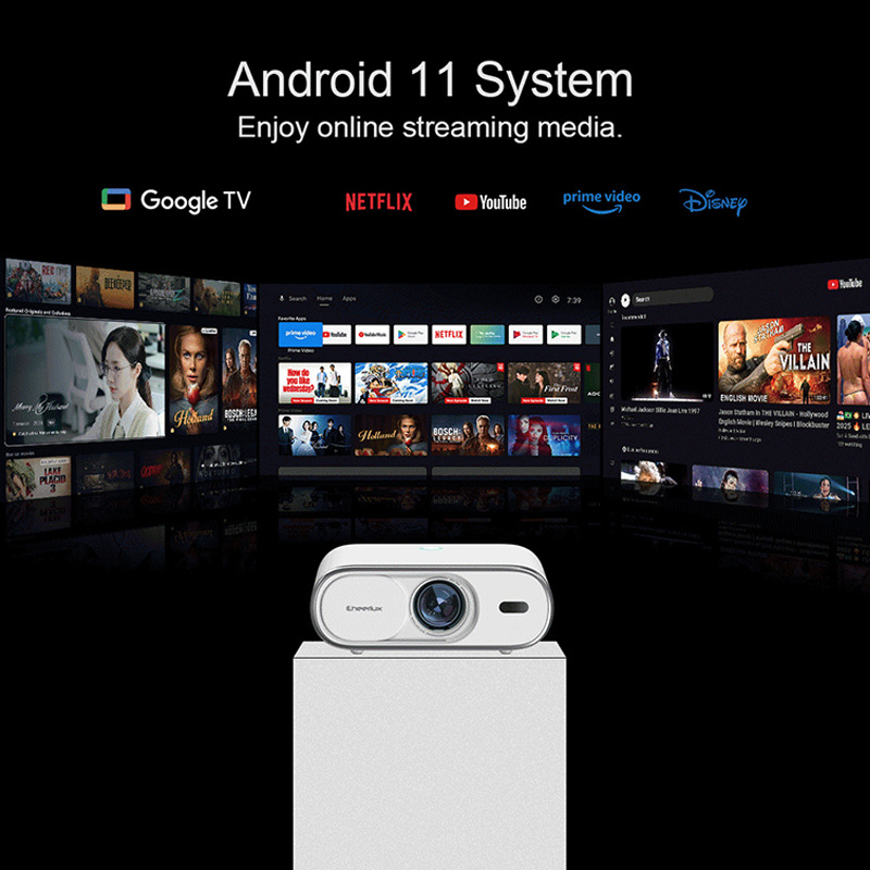 Kućni projektor Ying yihong, 1080p, 70W, svjetlina 300, 3C certifikat