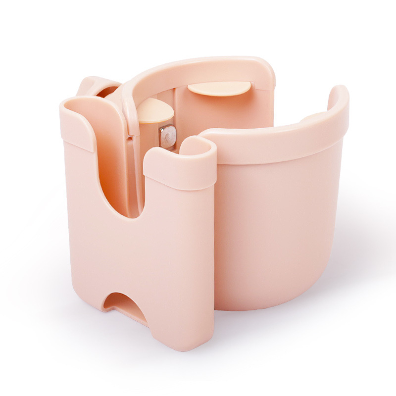 Държач за бутилка и чаша за детска количка с калъф за телефон, 2-в-1 универсален, ABS