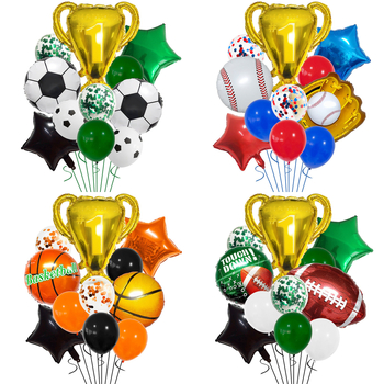 Set balona od aluminijske folije, kružni oblik, ispisani logotip