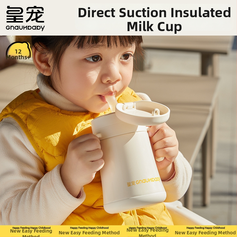 Izolirani čašica za djecu od 1 do 3 godina i više; unutarnji 316 nehrđajućeg čelika, vanjski 304 nehrđajućeg čelika; izolacija 6–12 sati; prijenosni vakuumski dizajn; poklopac s pop-up mehanizmom