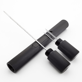 Acul de ventilație pentru trabucuri, din oțel inoxidabil, finisaj electroplacat, stil lux discret