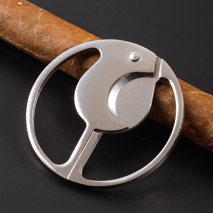 Tăietor circular pentru puri, oțel inoxidabil, brand Pipe smoker, stil nordic