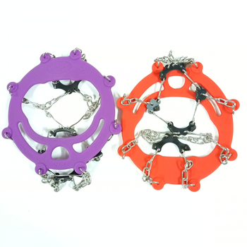 Luxing crampoane din silicon pentru încălțăminte, antiderapante pentru drumeții montane, material Silicone TPE, ambalaj 50 perechi