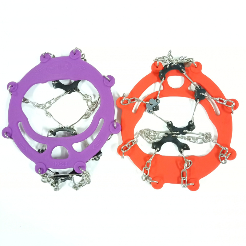 Luxing crampoane din silicon pentru încălțăminte, antiderapante pentru drumeții montane, material Silicone TPE, ambalaj 50 perechi