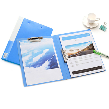 Mapă de documente cu clip dublu din plastic, brand Silver, compatibilă cu A3/A4/A5, posibilitate personalizare cu logo