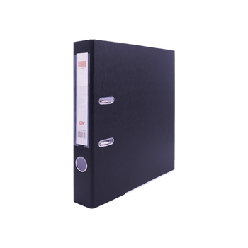 Dosar de documente cu două găuri, clemă cu tijă trasă, corp PP cu element metalic, logo imprimat, personalizare disponibilă, model YY02