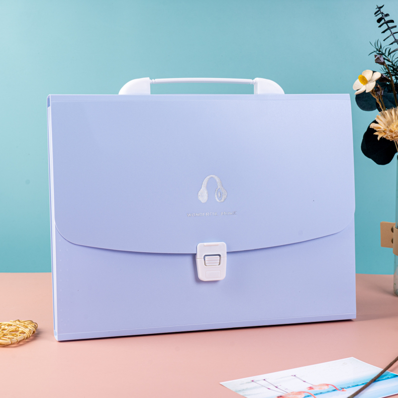 Olga Φορητός Ακορντεονικός Φάκελος Αρχείων-054, πλαστικό, 12 θήκες, εκτυπωμένο λογότυπο, ιδιωτική ετικέτα διαθέσιμη