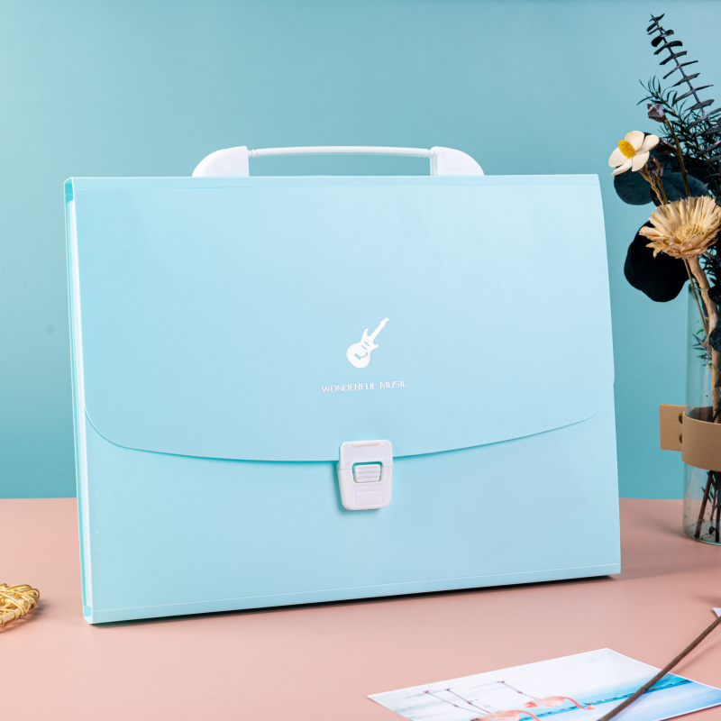 Olga Φορητός Ακορντεονικός Φάκελος Αρχείων-054, πλαστικό, 12 θήκες, εκτυπωμένο λογότυπο, ιδιωτική ετικέτα διαθέσιμη