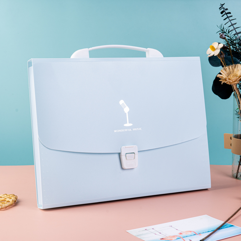 Olga Φορητός Ακορντεονικός Φάκελος Αρχείων-054, πλαστικό, 12 θήκες, εκτυπωμένο λογότυπο, ιδιωτική ετικέτα διαθέσιμη