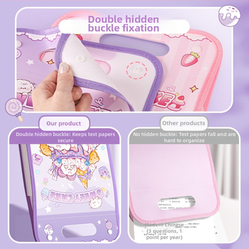 Kaba Bear prenosný organizér na dokumenty, PP materiál, 13 priehradiek, hrúbka 13C, tlačené logo, možnosť prispôsobenia