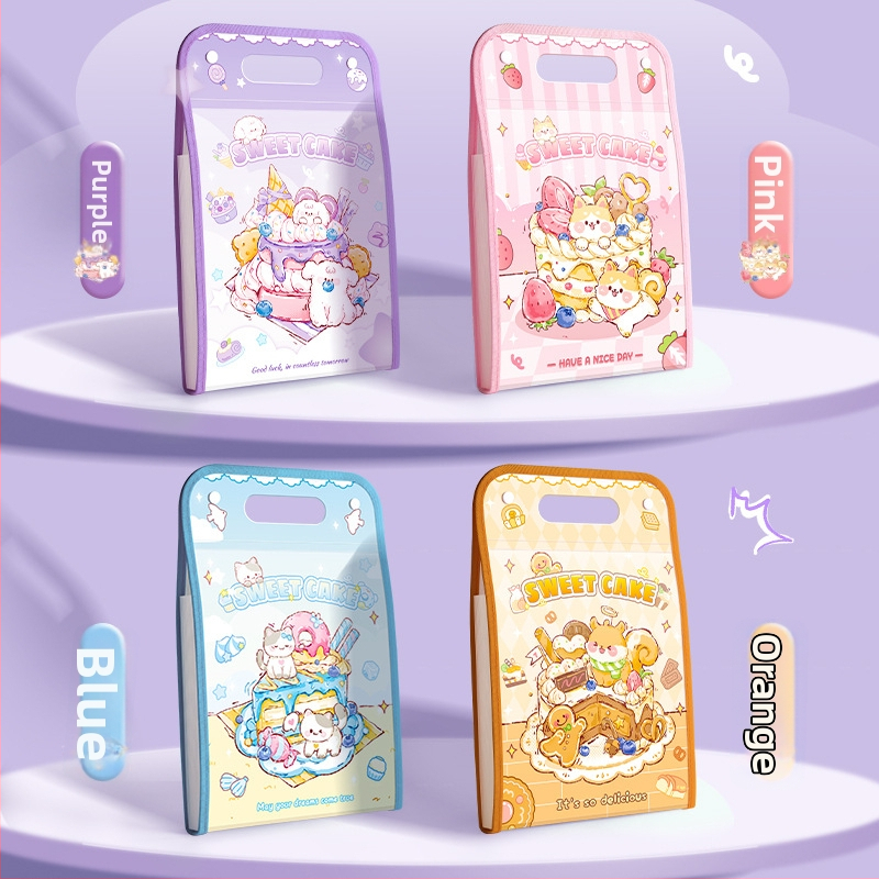 Kaba Bear prenosný organizér na dokumenty, PP materiál, 13 priehradiek, hrúbka 13C, tlačené logo, možnosť prispôsobenia