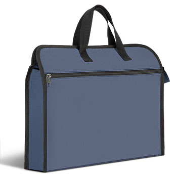 Torba za uredske skladištenje sa zipom | Oxford platno | pravokutnog oblika | težina 0,25 kg | Mogućnost otiska logotipa