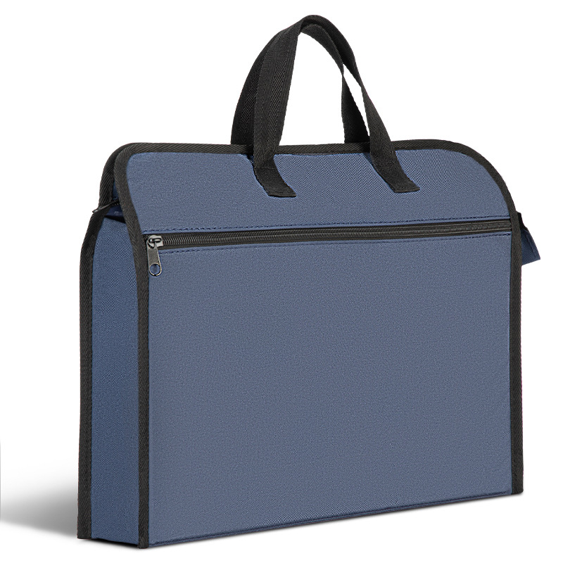 Torba za uredske skladištenje sa zipom | Oxford platno | pravokutnog oblika | težina 0,25 kg | Mogućnost otiska logotipa
