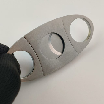 Foarfece de trabucuri portabile din oțel inoxidabil, lucrate manual, personalizabile cu logo, design simplu