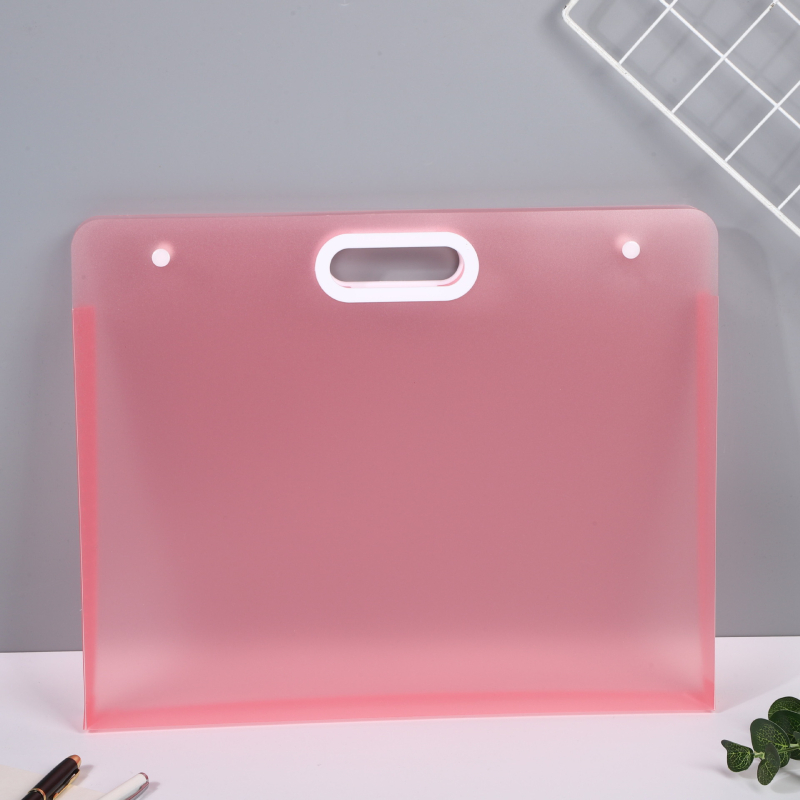 Portofoliu de artă portabil cu închidere Snap, material PP, 200 g, design caricatură