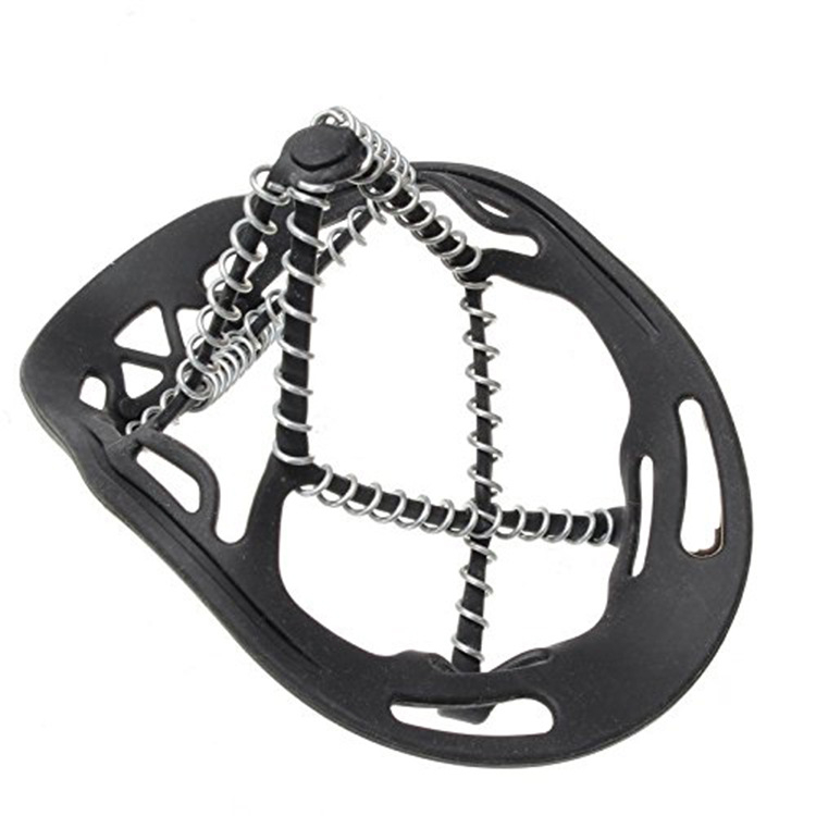 Husă antiderapantă pentru pantofi din silicon cu design cu arc dublu pentru alpinism outdoor pe zăpadă și gheață (100 de perechi per cutie, Dongguan)