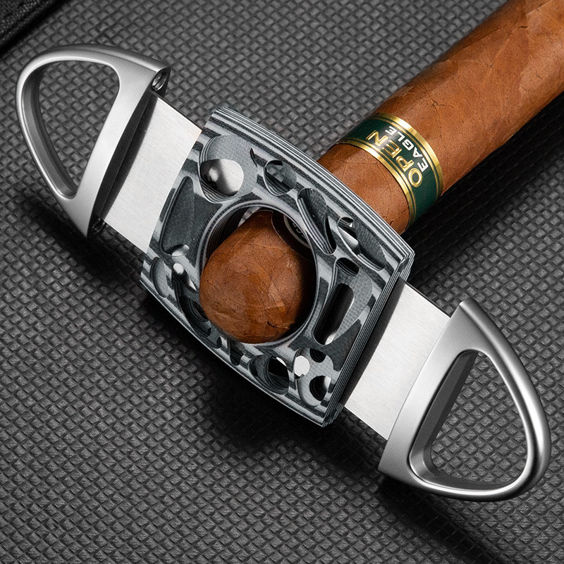 Foarfeci de trabuc CLE-21FW2, oțel inoxidabil, marca CIGARLOONG