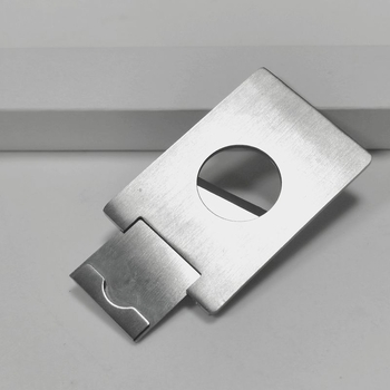 Tăietor de trabucuri - oțel inoxidabil, portabil, manual, design simplu, perforator