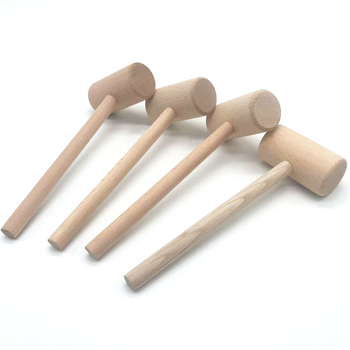 Materijal: Bukovo drvo; Vrsta: Drveni čekić; Stil: Moderan minimalistički dizajn; Idealan poklon za vjenčanja, rođendane i prve rođendane