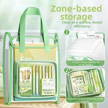 Kappa bear Kbx-7108 PVC akordeónový priečinok so 13 priehradkami na skúškové papiere