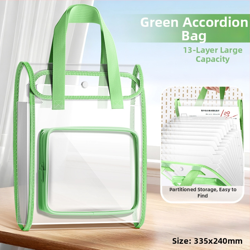 Kappa bear Kbx-7108 PVC akordeónový priečinok so 13 priehradkami na skúškové papiere