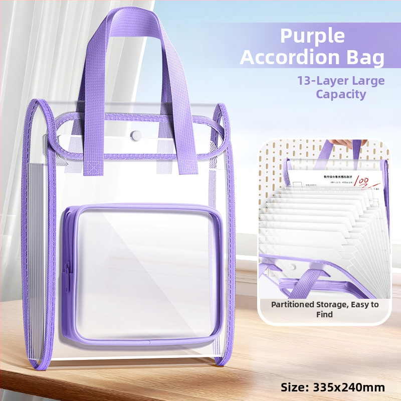 Kappa bear Kbx-7108 PVC akordeónový priečinok so 13 priehradkami na skúškové papiere