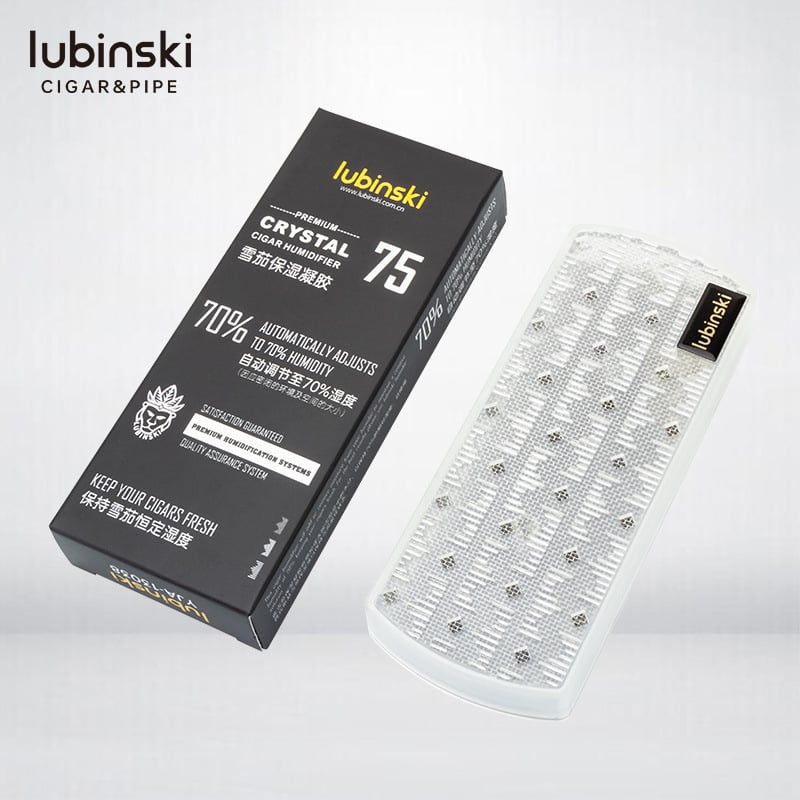 Umidificator pentru trabucuri cu atașament magnetic și perle hidratante — stil minimalist, LUBINSKI