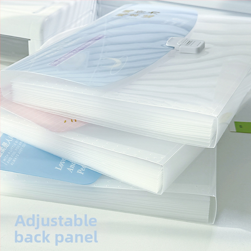 A4 horizontálny skladací priečinok s 13 priehradkami, PP materiál, hrúbka 0.65 mm, tlač logo možná, prispôsobenie