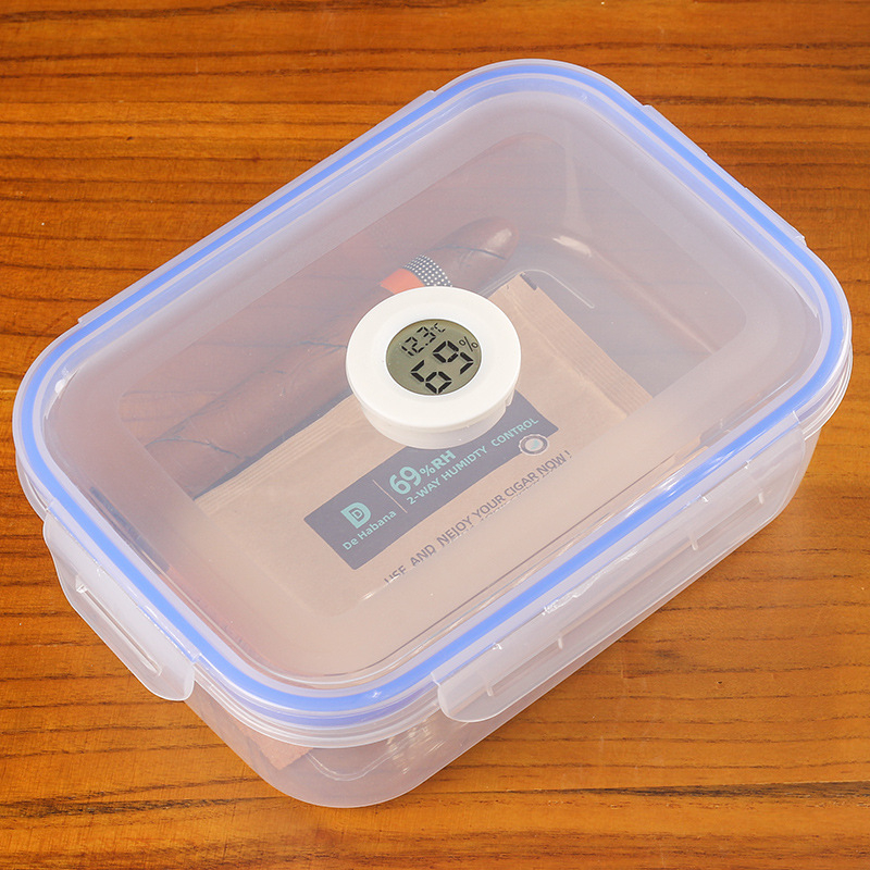 Sac de umidificare pentru țigări, făcut manual, stil minimalist, marcă Pedestrian/pipe man, material: Altul