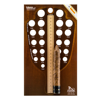 Caliper Lubinski pentru țigări — instrument de măsurare personalizabil pentru diametrul inelului de țigară (inch)