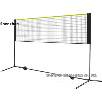 Sieť badminton tréningový set, vonkajší, skladací, prenosný s štandardnou inštaláciou