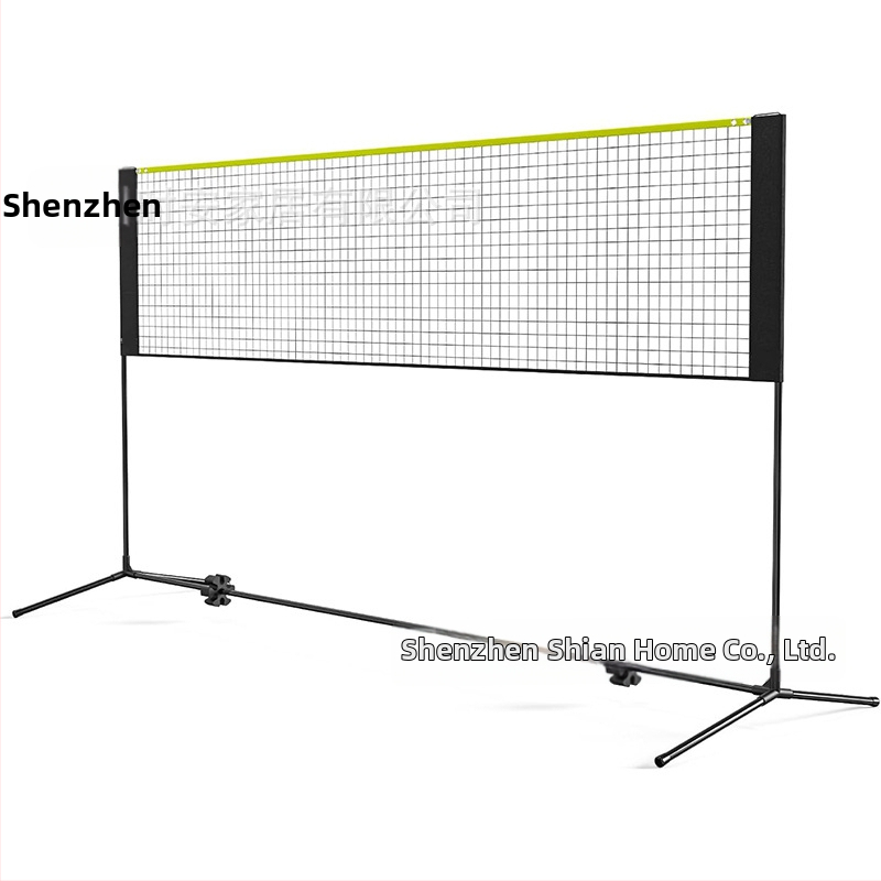 Sieť badminton tréningový set, vonkajší, skladací, prenosný s štandardnou inštaláciou