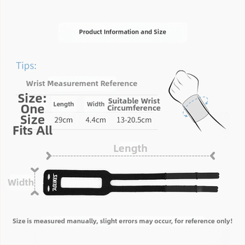 AOLIKES Nylon wristband za sport – zaštita zgloba, Velcro zatvarač, za jogu, fitness, vožnju bicikla, stolni tenis i badminton