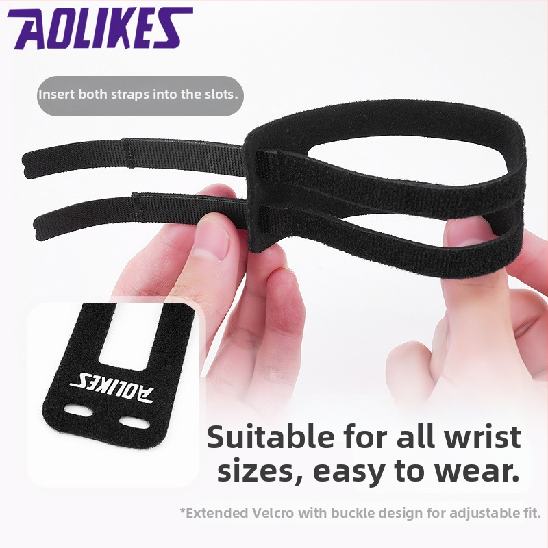 AOLIKES Nylon wristband za sport – zaštita zgloba, Velcro zatvarač, za jogu, fitness, vožnju bicikla, stolni tenis i badminton