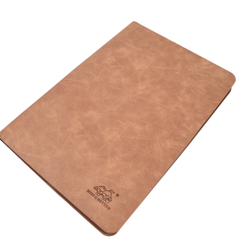 Bilježnica Creative ideas — prilagodljivi omot, vezivanje s listovima, papir 100 gsm, uredski poslovni stil