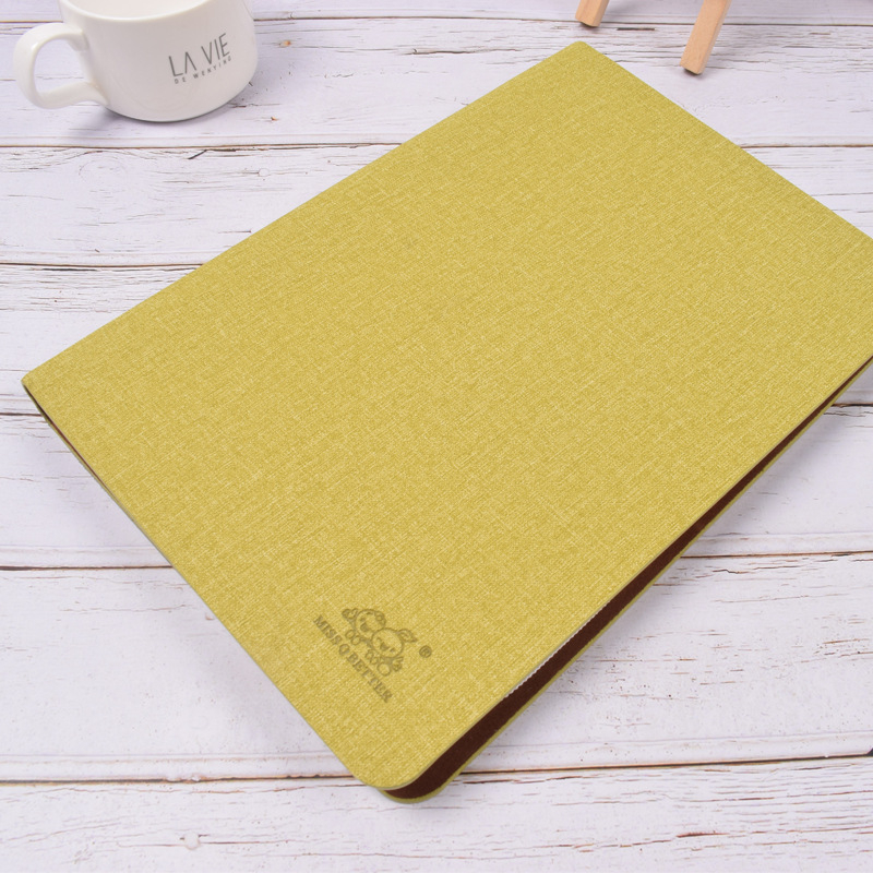 Bilježnica Creative ideas — prilagodljivi omot, vezivanje s listovima, papir 100 gsm, uredski poslovni stil