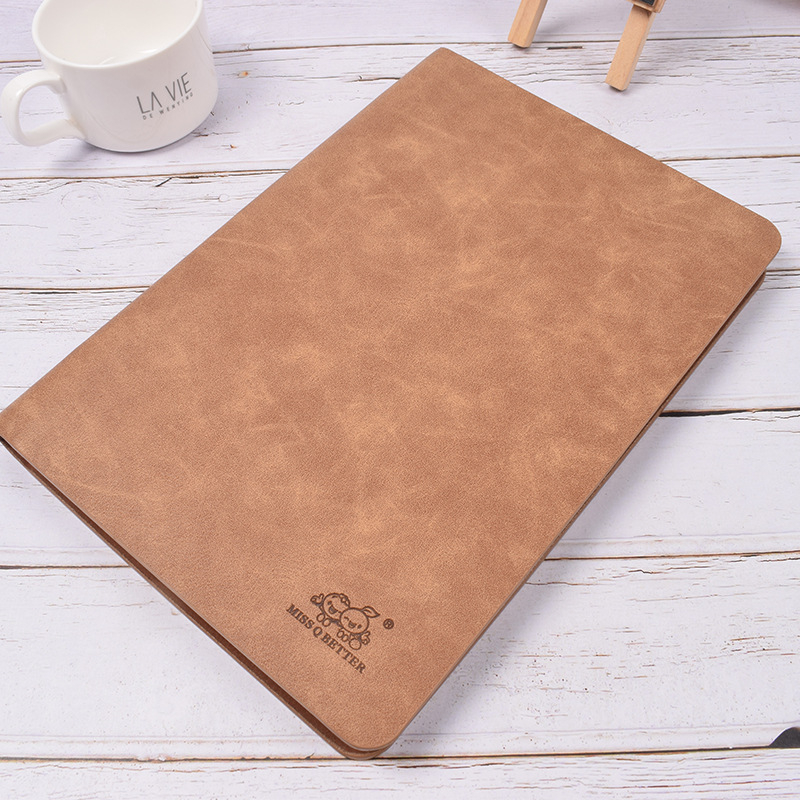 Bilježnica Creative ideas — prilagodljivi omot, vezivanje s listovima, papir 100 gsm, uredski poslovni stil
