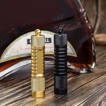 Ac de țigară 2 în 1 cu ventilație, burghiu pentru găuri, suport pentru cenușă, inel-cheie