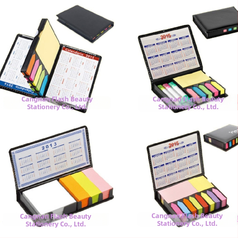 Post-it poznámkové bloky s vlastnou tlačou – kombinácia poznámok ako darček – Lepidlo: Áno; Materiál obalu: kartón; Vnútorné stránky: papier na písanie; Tvar: Post-it poznámky; IP práva: Nie