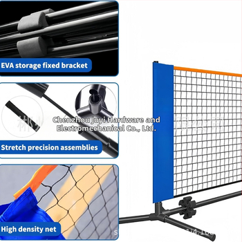 Prenosný rám pre sieť na pickleball, 3 m, PE materiál, na vnútorné a vonkajšie tréningy, premiestniteľný a odnímateľný