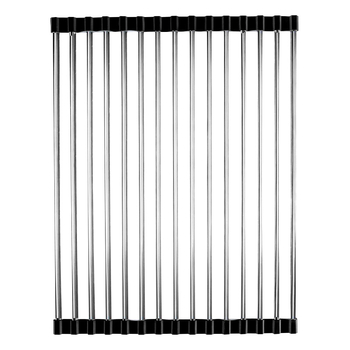 Nerđajući čelični sklopivi stalak za odvod sudopera sa silikon komponentama, zaštita od opeklina, Huangsi, lansiran 2022.