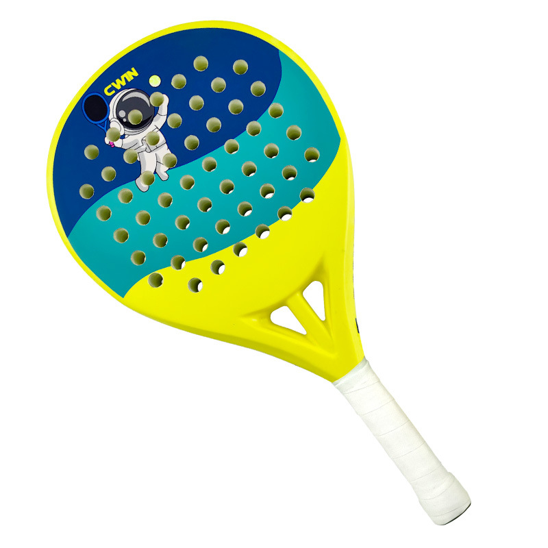 Kaiwei dječja tenis raketa, okvir od karbonskih vlakana, žica od vlaknastih niti, direktan udarac, težina 95–100 g, drška G4, za djecu