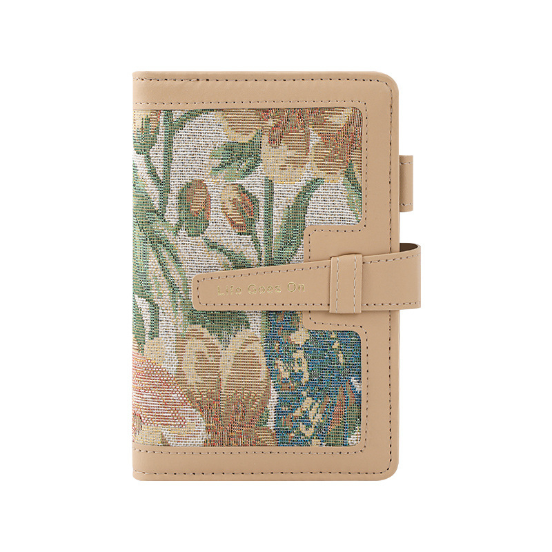 Bilježnica s platnenim omotom, šivana veza, papir 80 gsm, 200–300 stranica